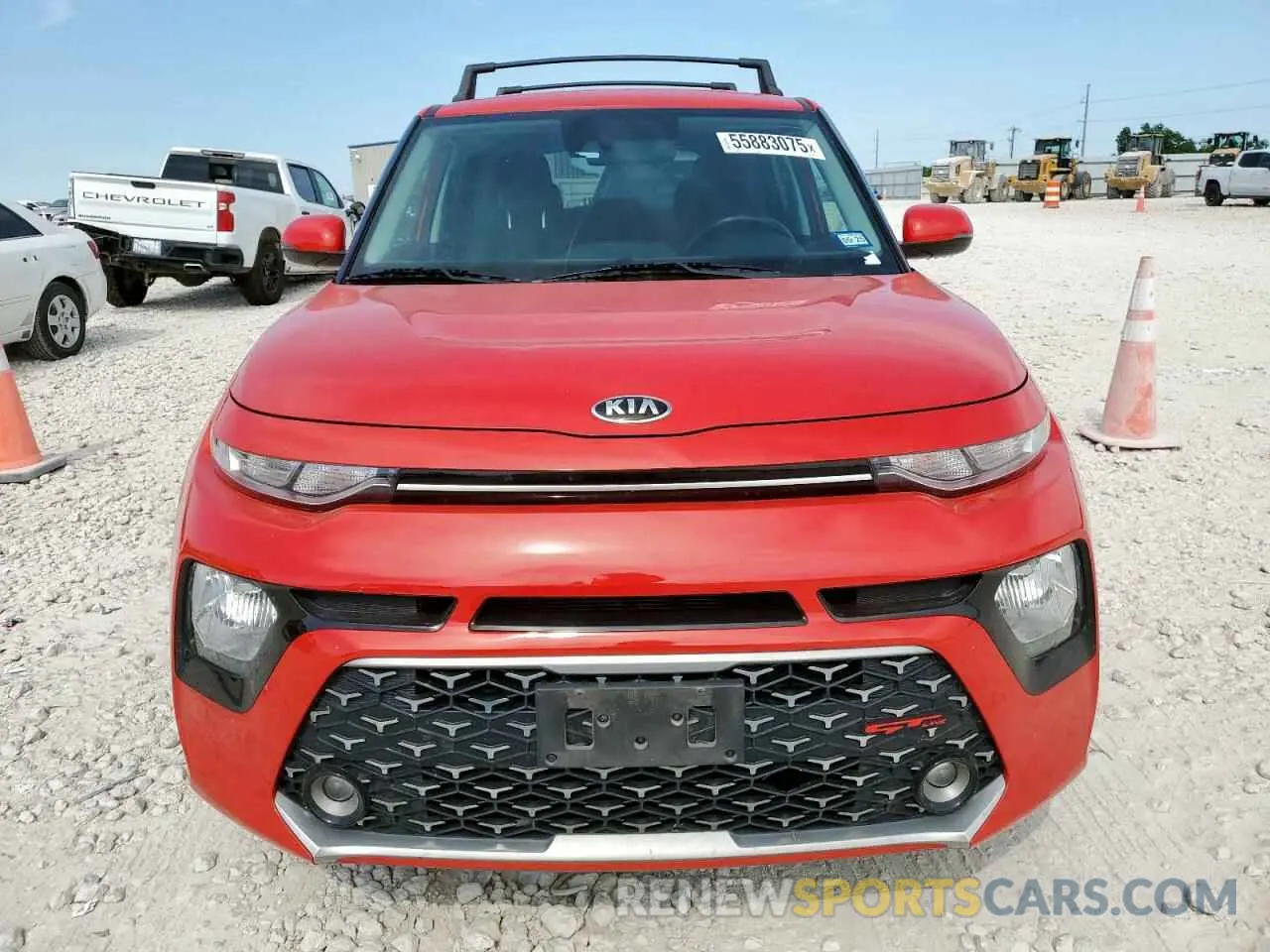 5 fotografías del automóvil dañado KNDJ63AU7L7728657 KIA SOUL 2020