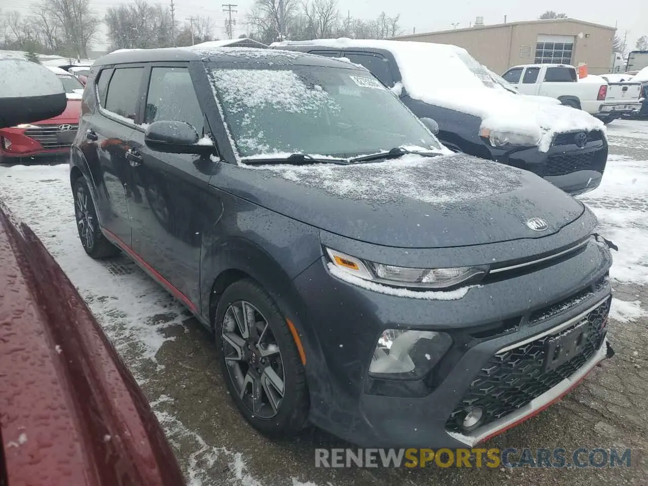 4 fotografías del automóvil dañado KNDJ63AU8L7025360 KIA SOUL 2020