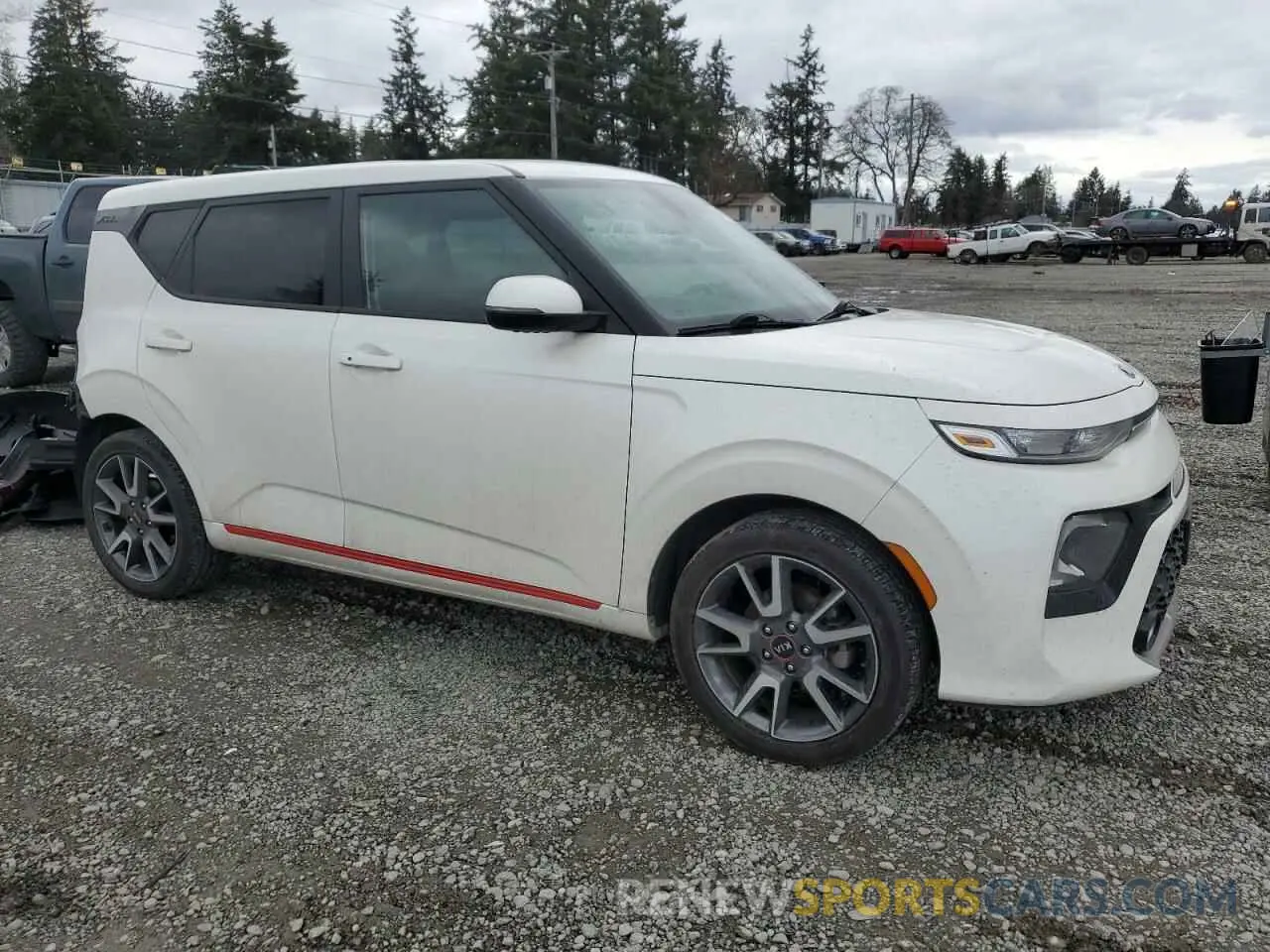 4 fotografías del automóvil dañado KNDJ63AU9L7729258 KIA SOUL 2020