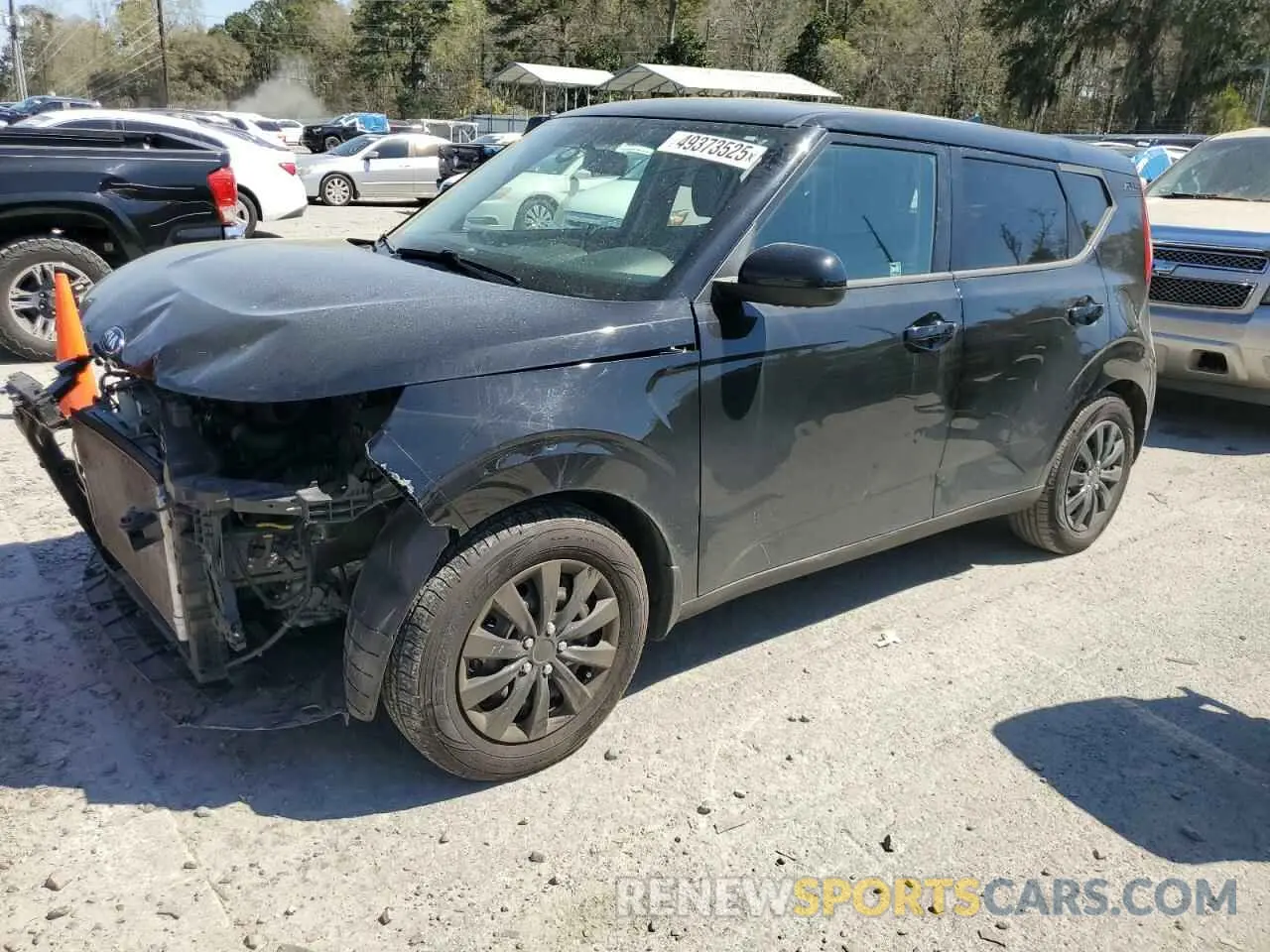 1 fotografías del automóvil dañado KNDJ23AU0M7755518 KIA SOUL 2021