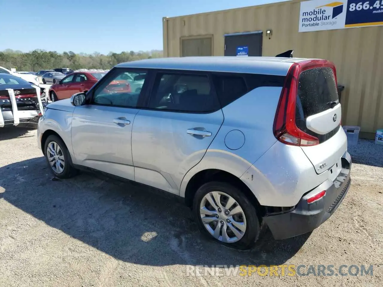 2 fotografías del automóvil dañado KNDJ23AU0M7760492 KIA SOUL 2021