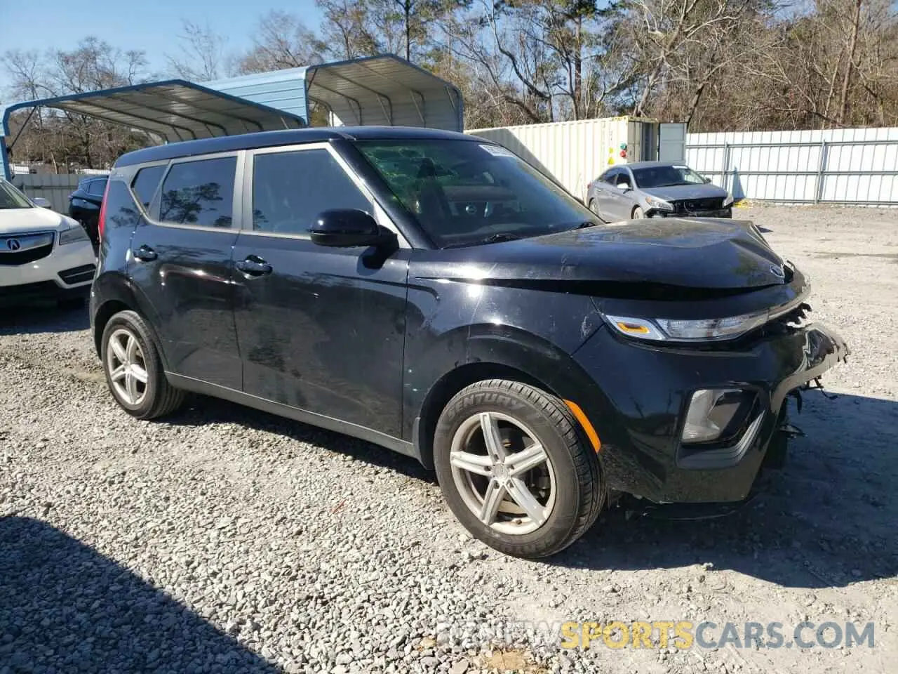 4 fotografías del automóvil dañado KNDJ23AU2M7761806 KIA SOUL 2021
