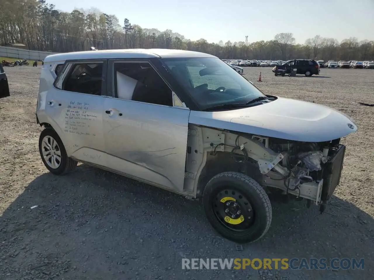 4 fotografías del automóvil dañado KNDJ23AU3M7793843 KIA SOUL 2021