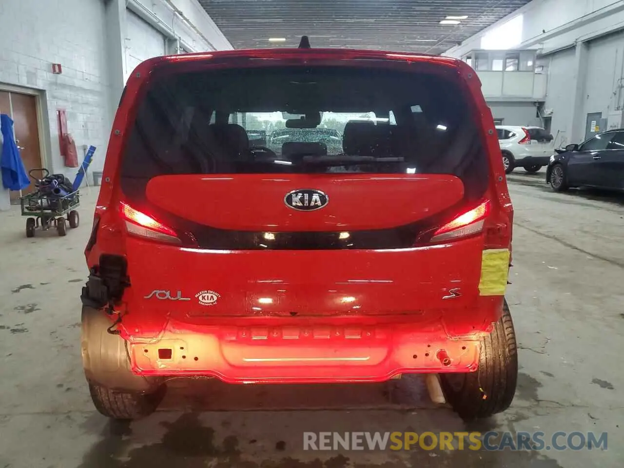 6 fotografías del automóvil dañado KNDJ23AU7M7125253 KIA SOUL 2021