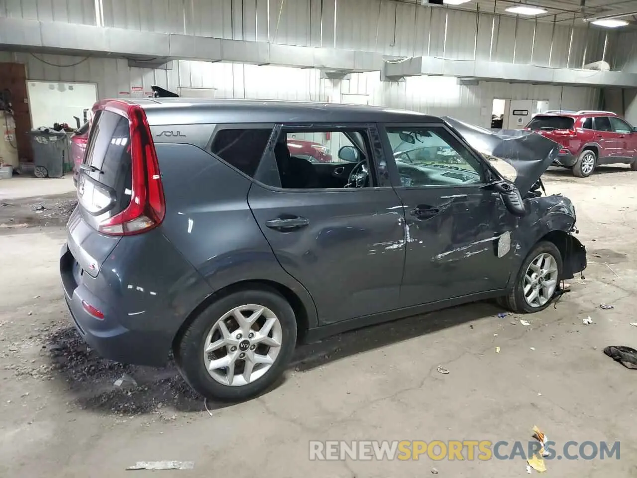 3 fotografías del automóvil dañado KNDJ23AU7M7736738 KIA SOUL 2021