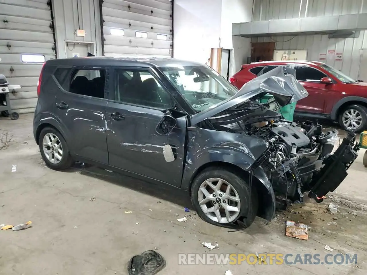 4 fotografías del automóvil dañado KNDJ23AU7M7736738 KIA SOUL 2021