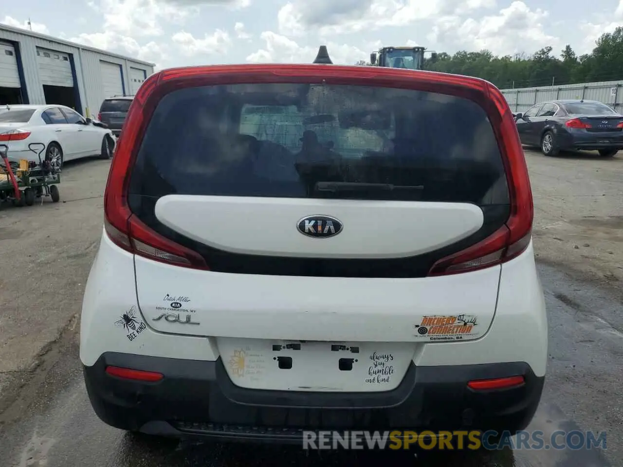 6 fotografías del automóvil dañado KNDJ23AU7M7767763 KIA SOUL 2021