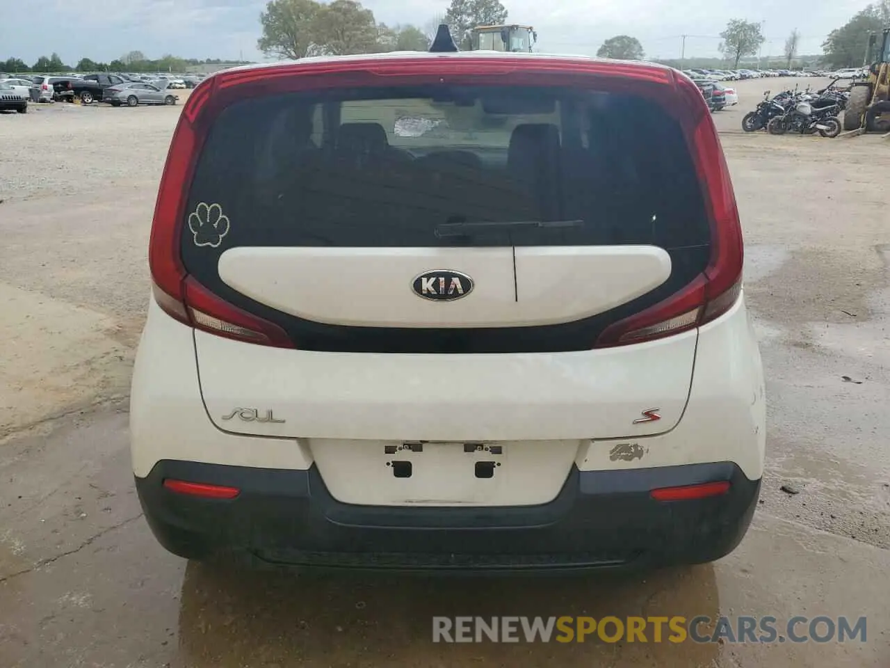 6 fotografías del automóvil dañado KNDJ23AU8M7750129 KIA SOUL 2021