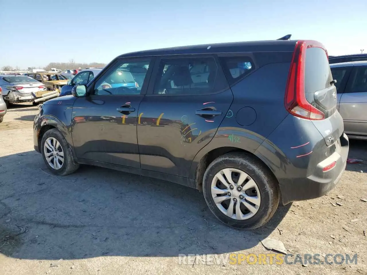 2 fotografías del automóvil dañado KNDJ23AU8M7781347 KIA SOUL 2021