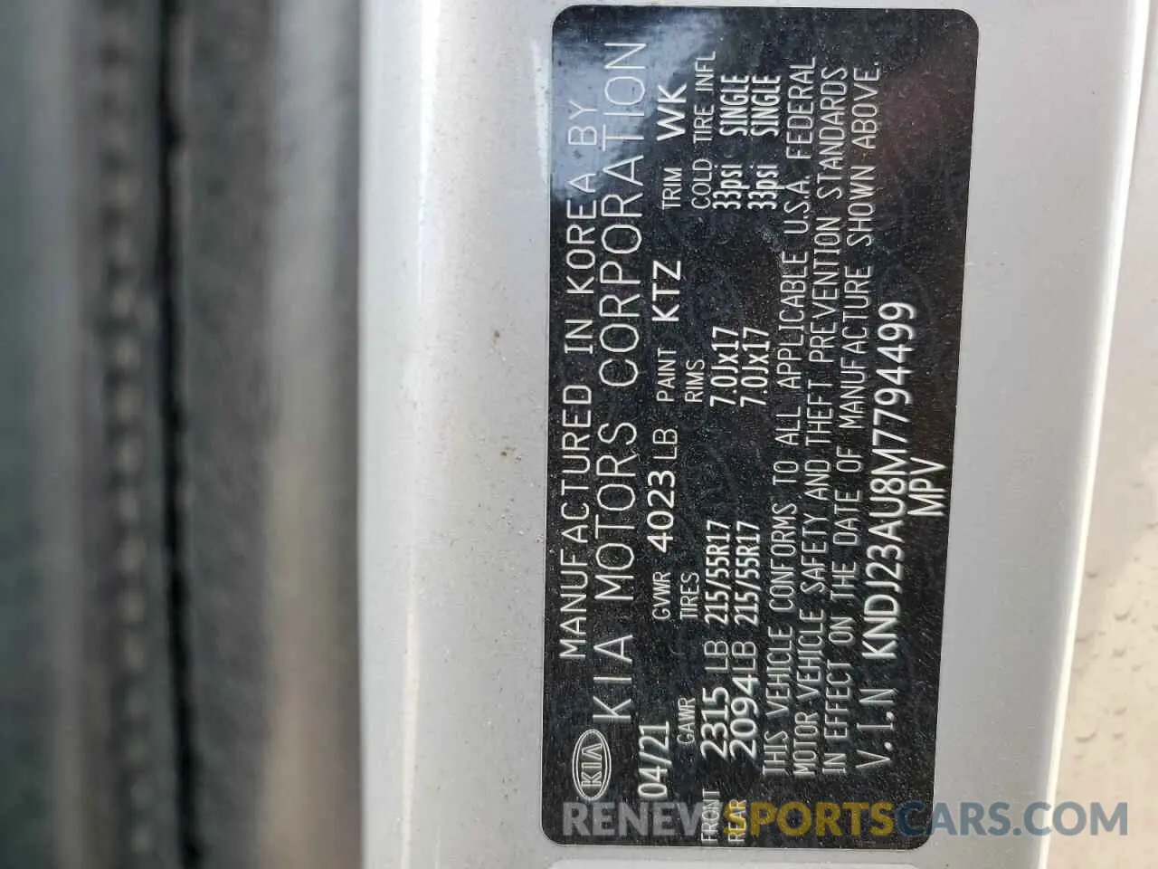 13 fotografías del automóvil dañado KNDJ23AU8M7794499 KIA SOUL 2021