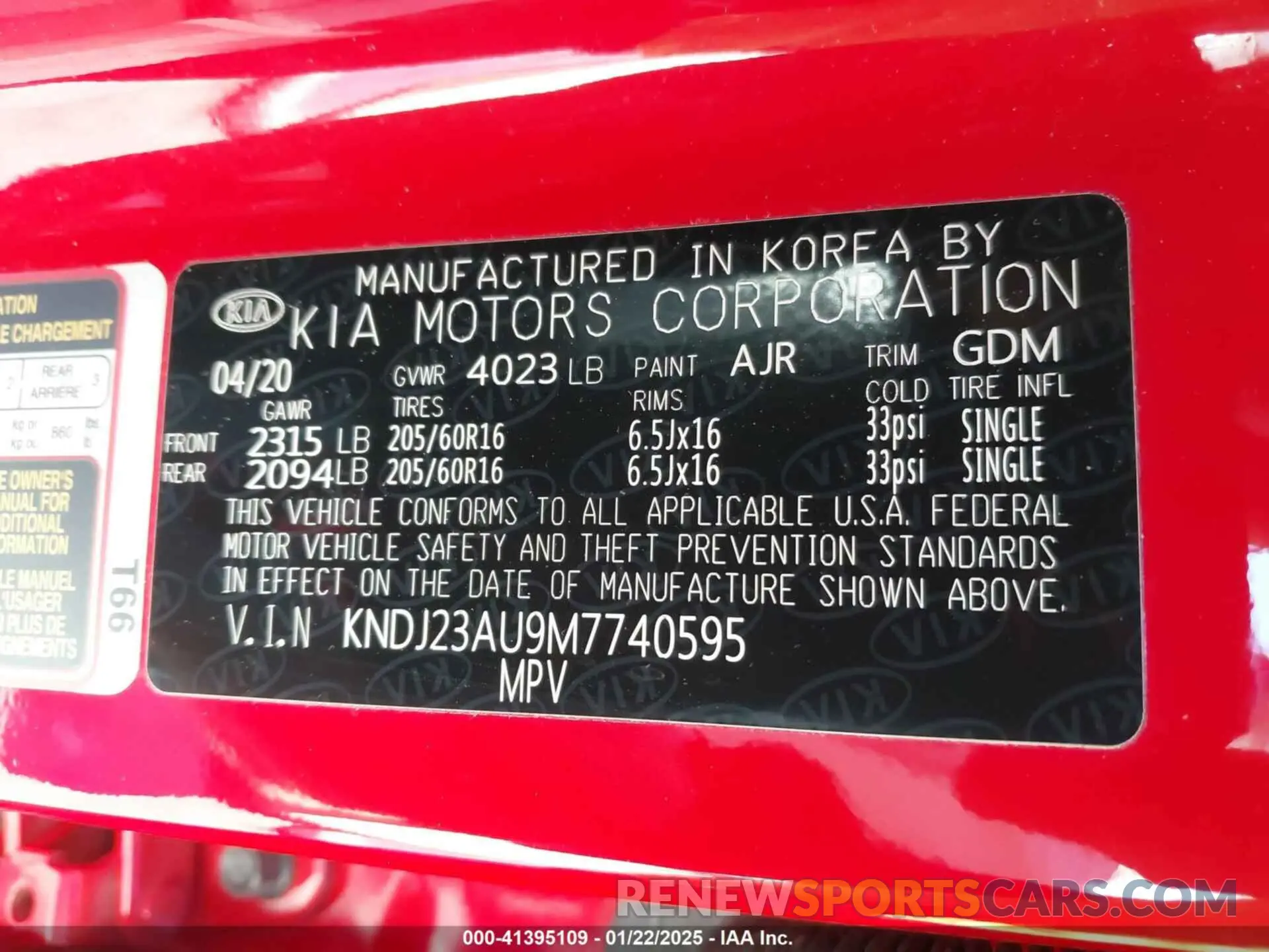9 fotografías del automóvil dañado KNDJ23AU9M7740595 KIA SOUL 2021