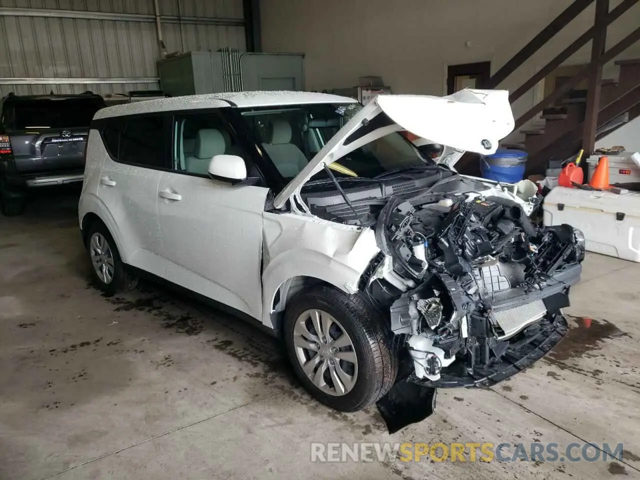 4 fotografías del automóvil dañado KNDJ23AUXM7129491 KIA SOUL 2021