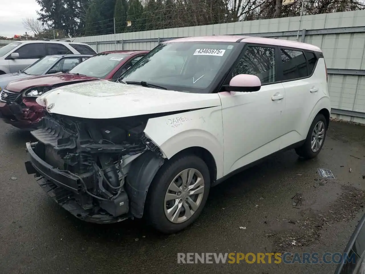 1 fotografías del automóvil dañado KNDJ23AUXM7746227 KIA SOUL 2021
