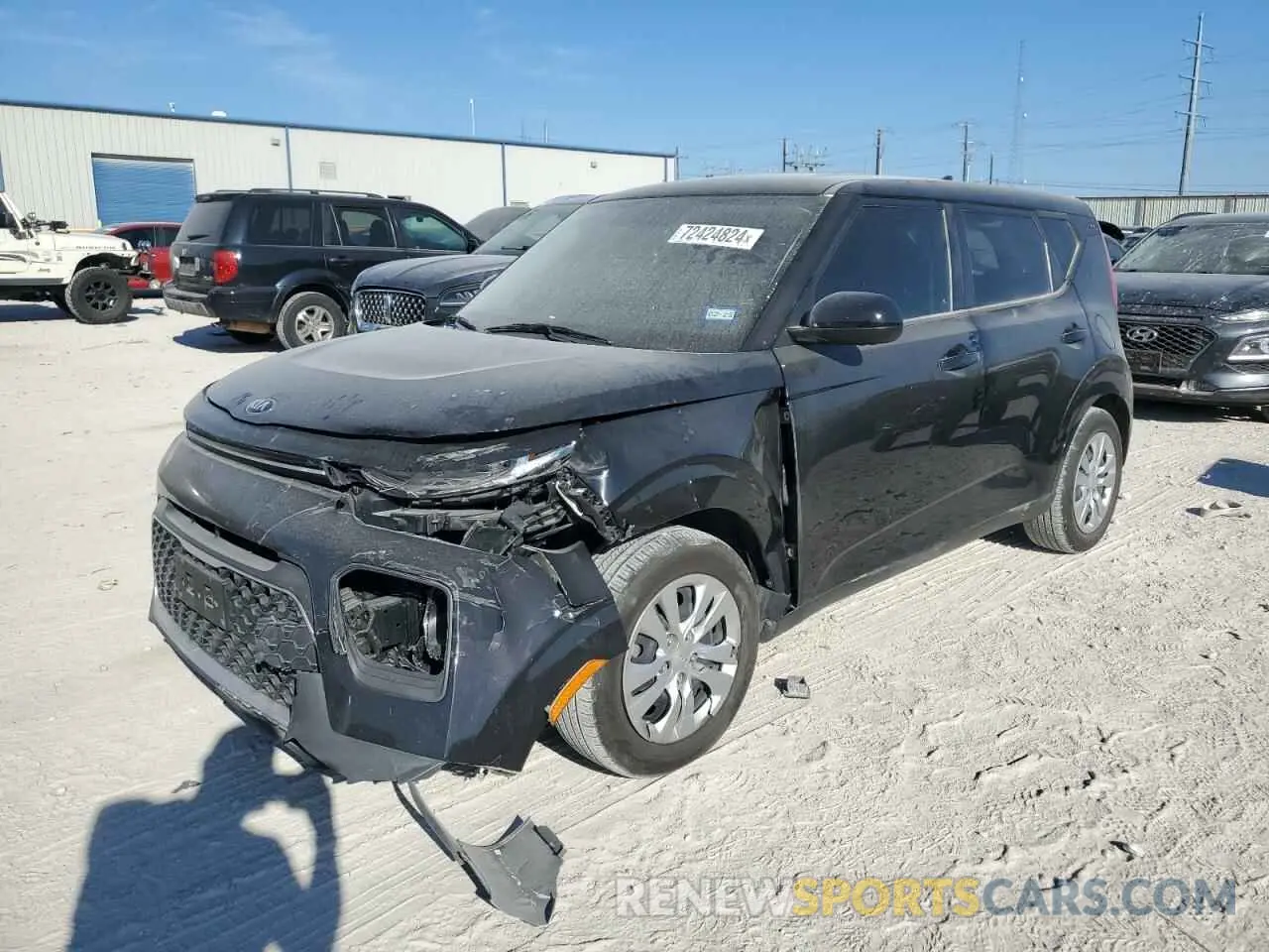 1 fotografías del automóvil dañado KNDJ23AUXM7762931 KIA SOUL 2021