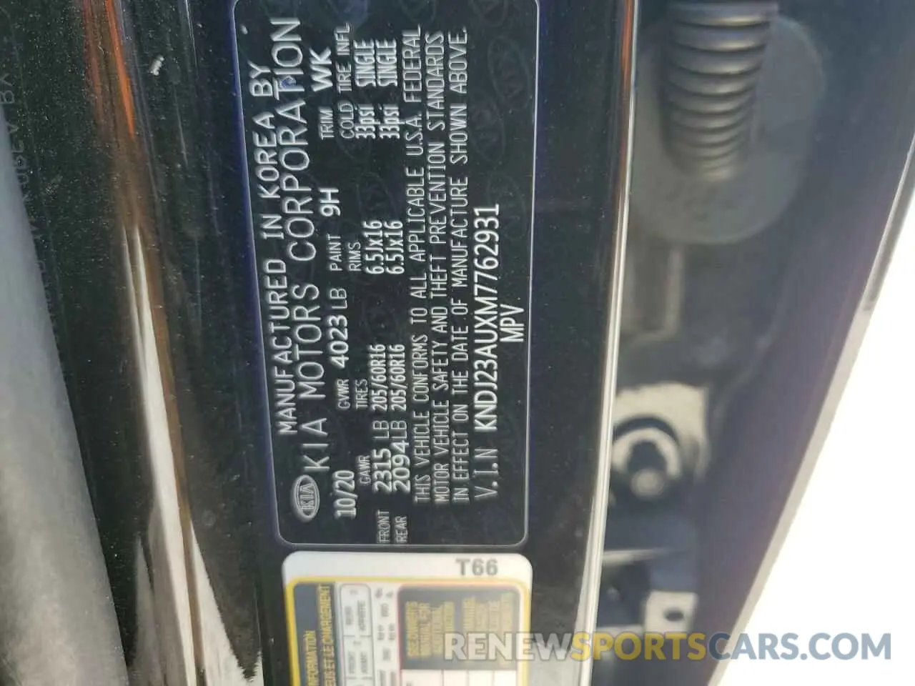 13 fotografías del automóvil dañado KNDJ23AUXM7762931 KIA SOUL 2021
