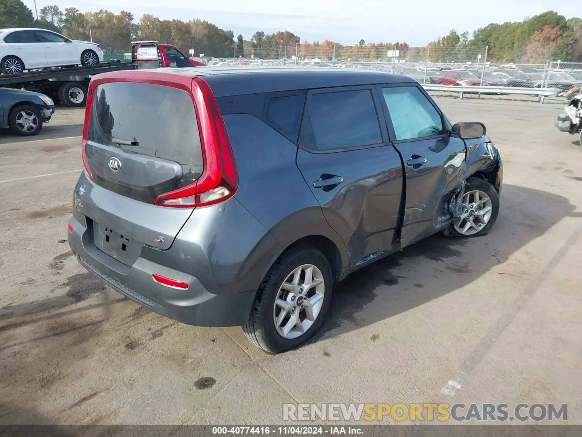 4 fotografías del automóvil dañado KNDJ23AUXM7772620 KIA SOUL 2021