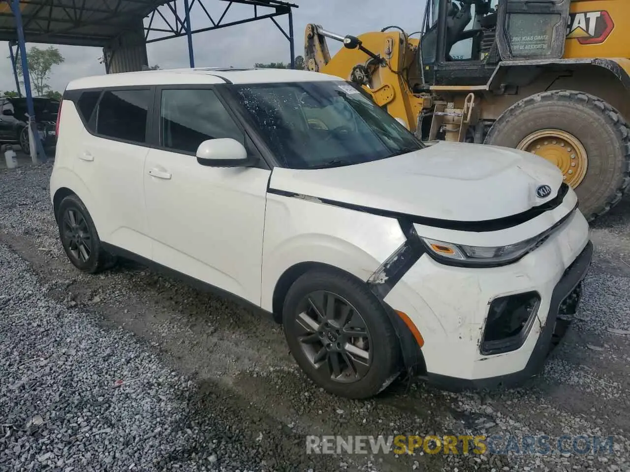 4 fotografías del automóvil dañado KNDJ33AU2M7140739 KIA SOUL 2021