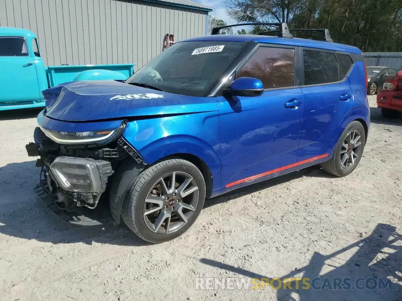 1 fotografías del automóvil dañado KNDJ53AF1M7740731 KIA SOUL 2021