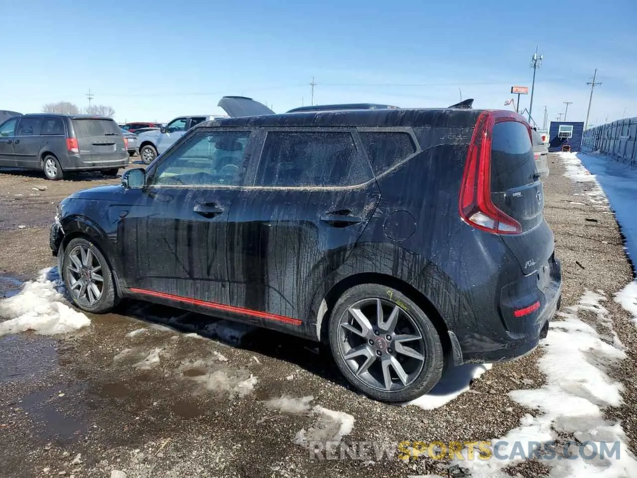 2 fotografías del automóvil dañado KNDJ53AF5M7766491 KIA SOUL 2021