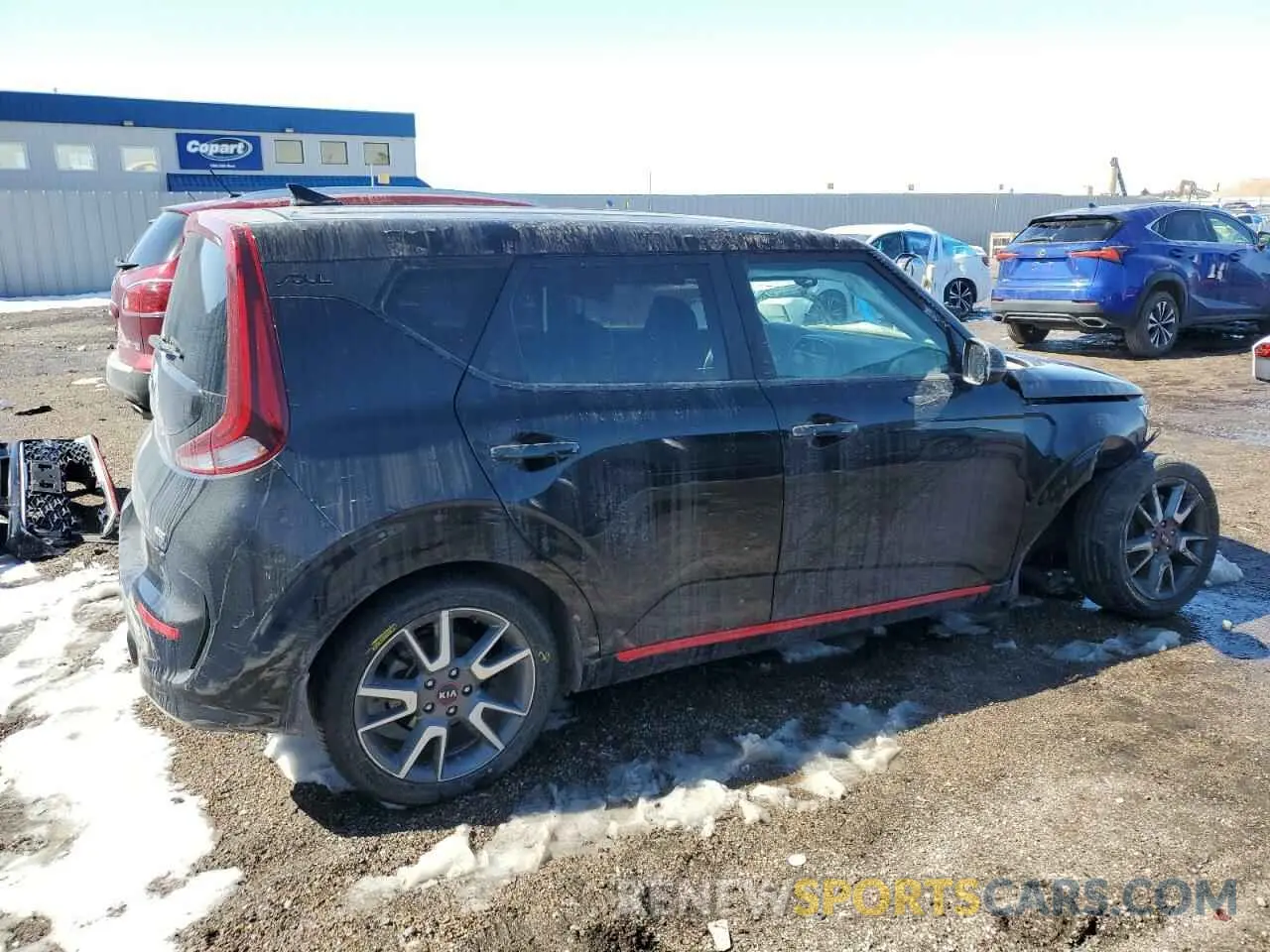 3 fotografías del automóvil dañado KNDJ53AF5M7766491 KIA SOUL 2021