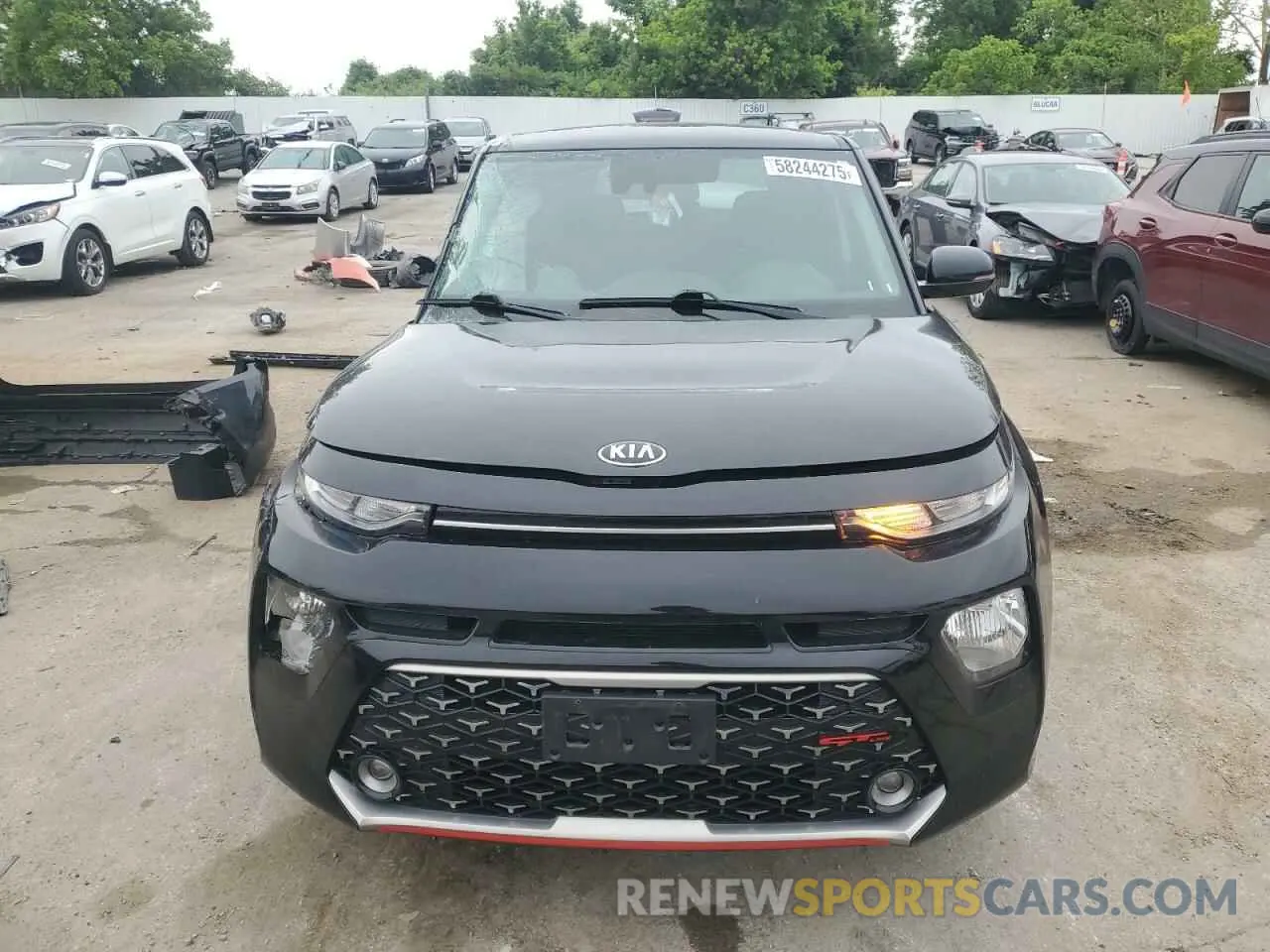 5 fotografías del automóvil dañado KNDJ63AU5M7129712 KIA SOUL 2021