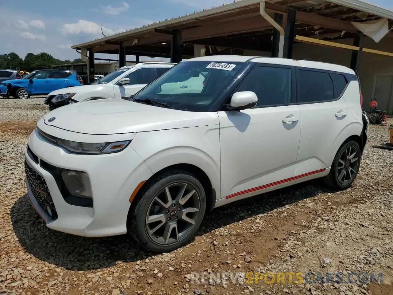 1 fotografías del automóvil dañado KNDJ63AU7M7745086 KIA SOUL 2021