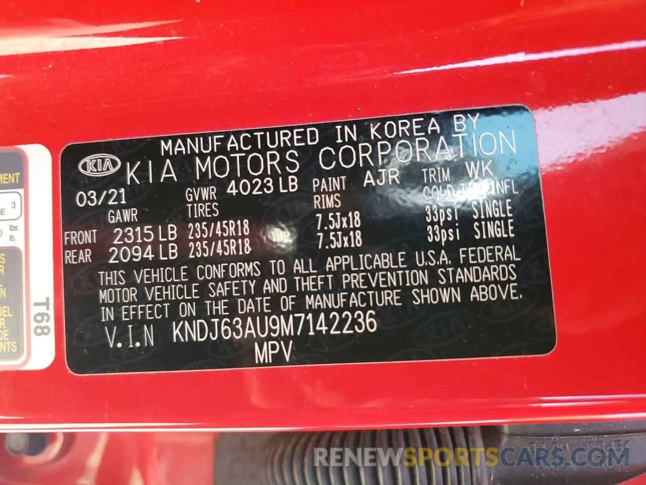 13 fotografías del automóvil dañado KNDJ63AU9M7142236 KIA SOUL 2021