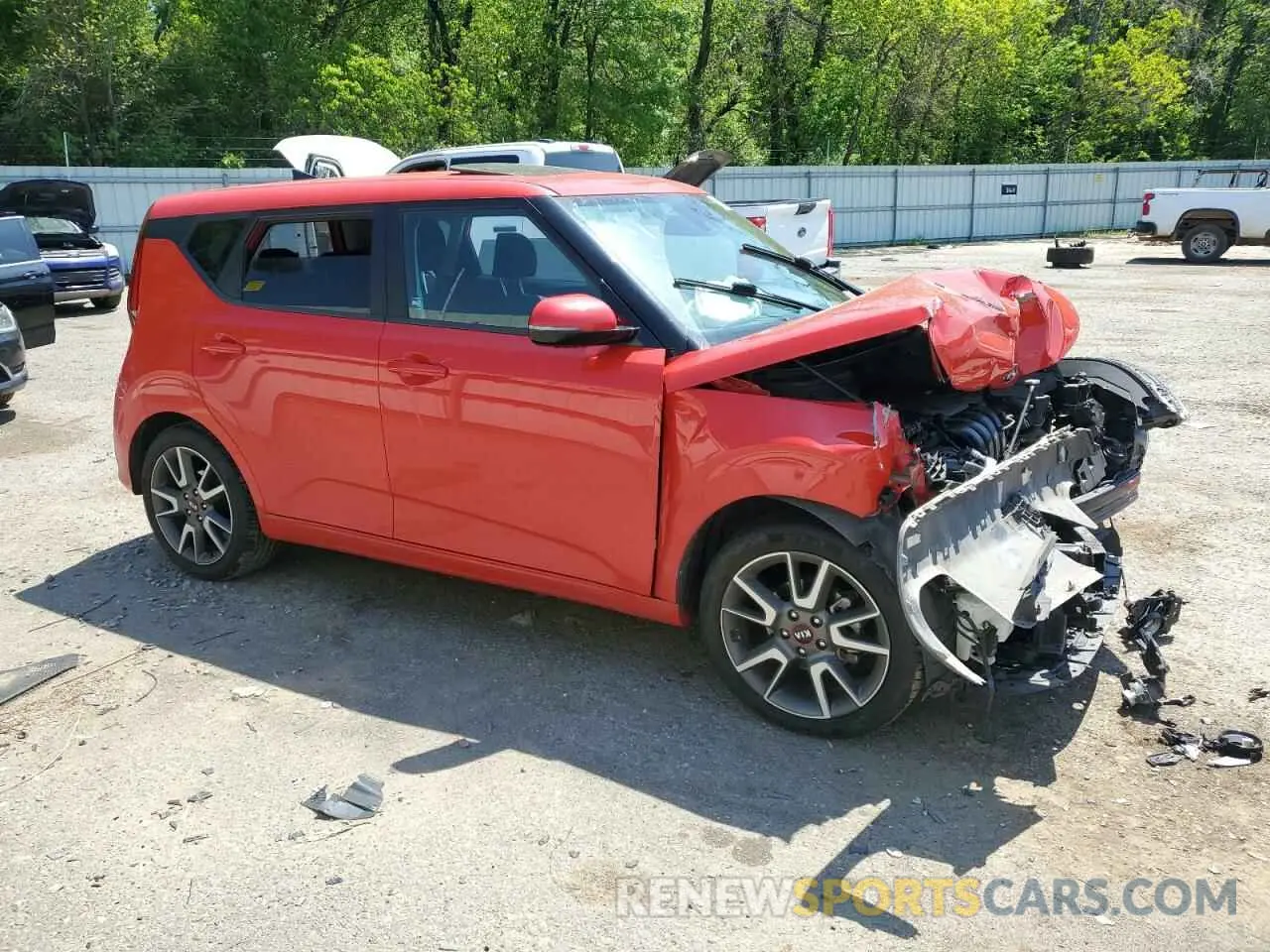 4 fotografías del automóvil dañado KNDJ63AU9M7142236 KIA SOUL 2021