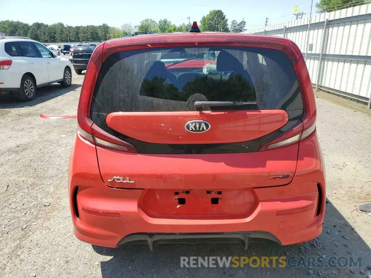 6 fotografías del automóvil dañado KNDJ63AU9M7142236 KIA SOUL 2021