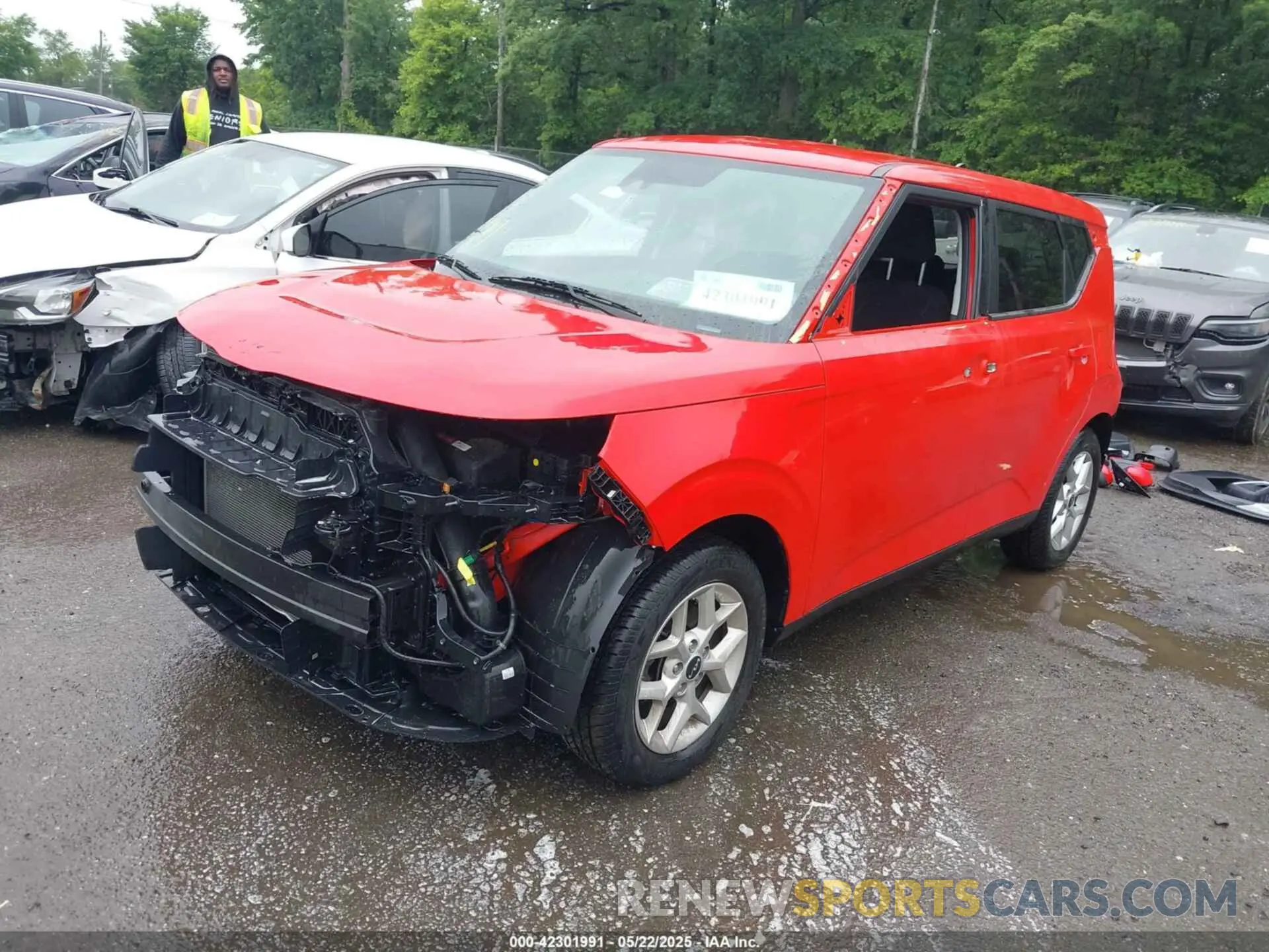 2 fotografías del automóvil dañado KNDJ23AU0N7162694 KIA SOUL 2022
