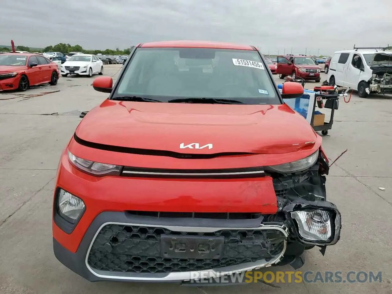 5 fotografías del automóvil dañado KNDJ23AU2N7162972 KIA SOUL 2022
