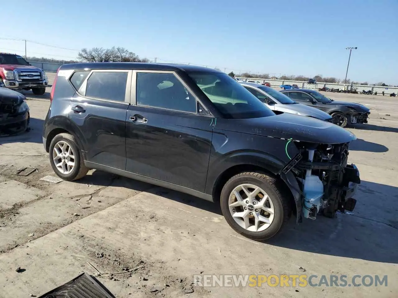 4 fotografías del automóvil dañado KNDJ23AU2N7178718 KIA SOUL 2022