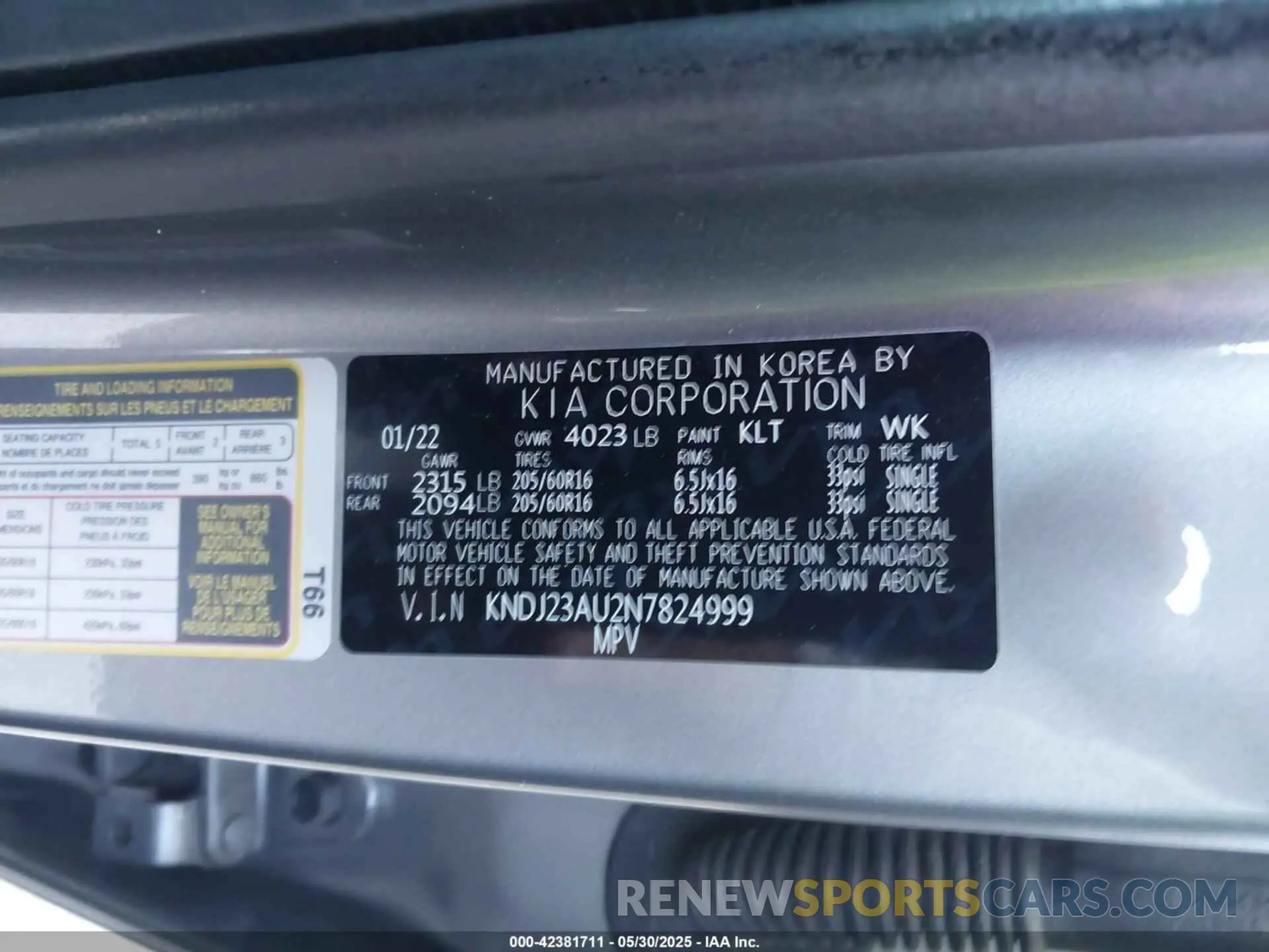 9 fotografías del automóvil dañado KNDJ23AU2N7824999 KIA SOUL 2022