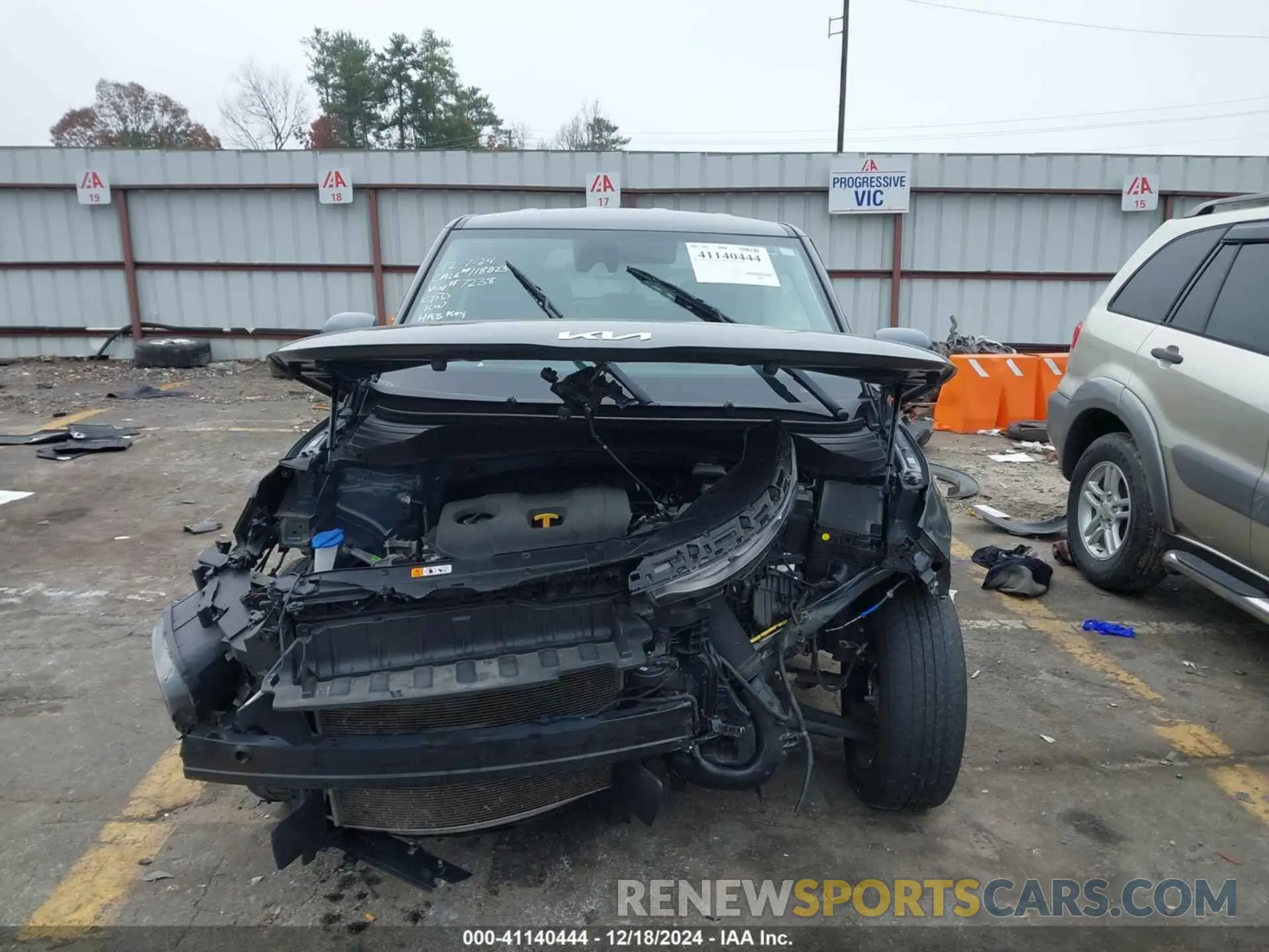 12 fotografías del automóvil dañado KNDJ23AU2N7827238 KIA SOUL 2022