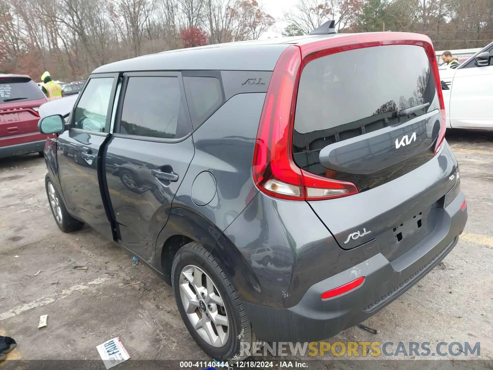 3 fotografías del automóvil dañado KNDJ23AU2N7827238 KIA SOUL 2022