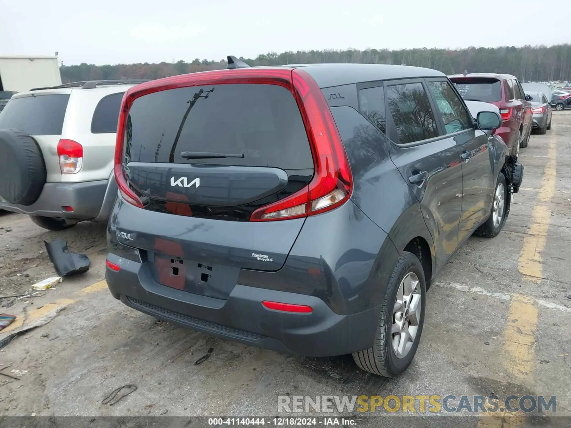 4 fotografías del automóvil dañado KNDJ23AU2N7827238 KIA SOUL 2022