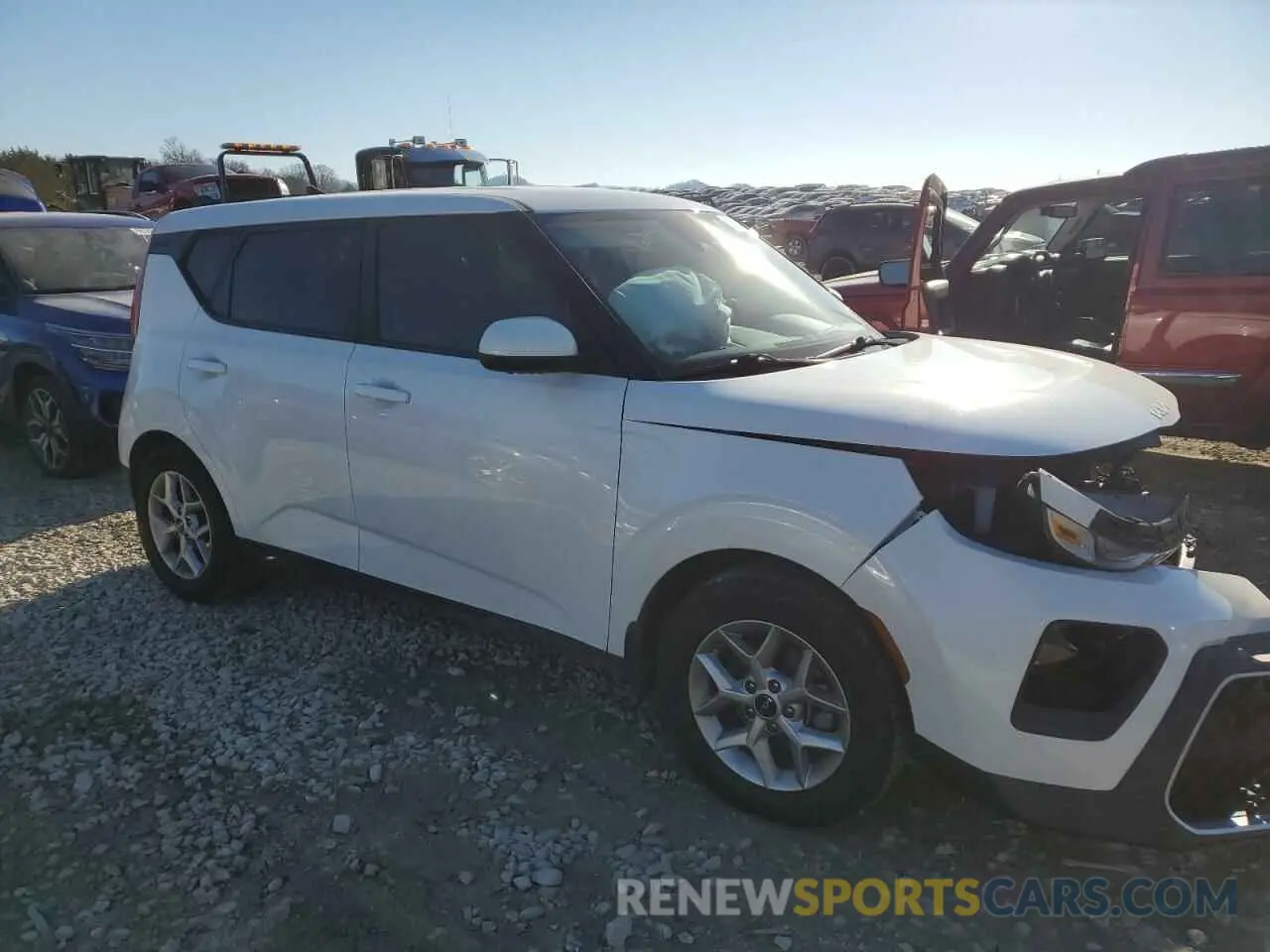 4 fotografías del automóvil dañado KNDJ23AU3N7151995 KIA SOUL 2022