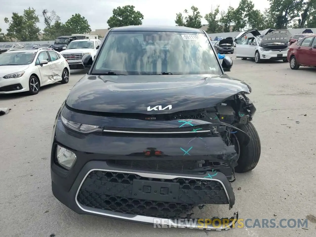5 fotografías del automóvil dañado KNDJ23AU3N7161829 KIA SOUL 2022
