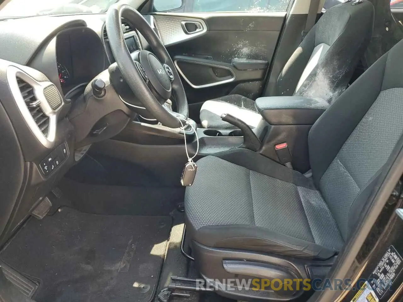 7 fotografías del automóvil dañado KNDJ23AU3N7161829 KIA SOUL 2022