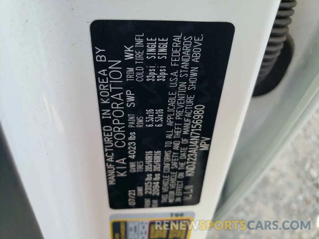 12 fotografías del automóvil dañado KNDJ23AU4N7156980 KIA SOUL 2022