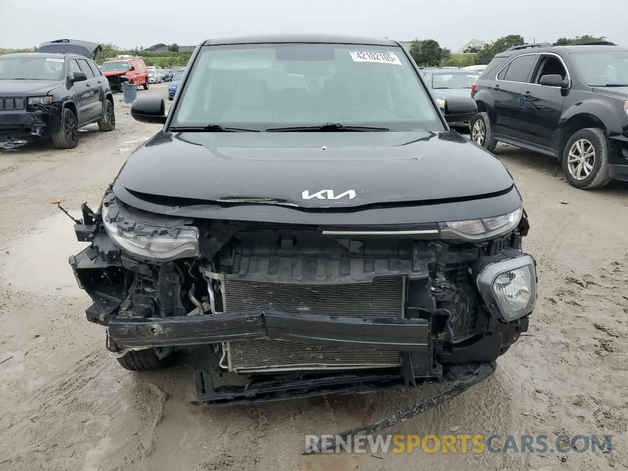 5 fotografías del automóvil dañado KNDJ23AU4N7183659 KIA SOUL 2022