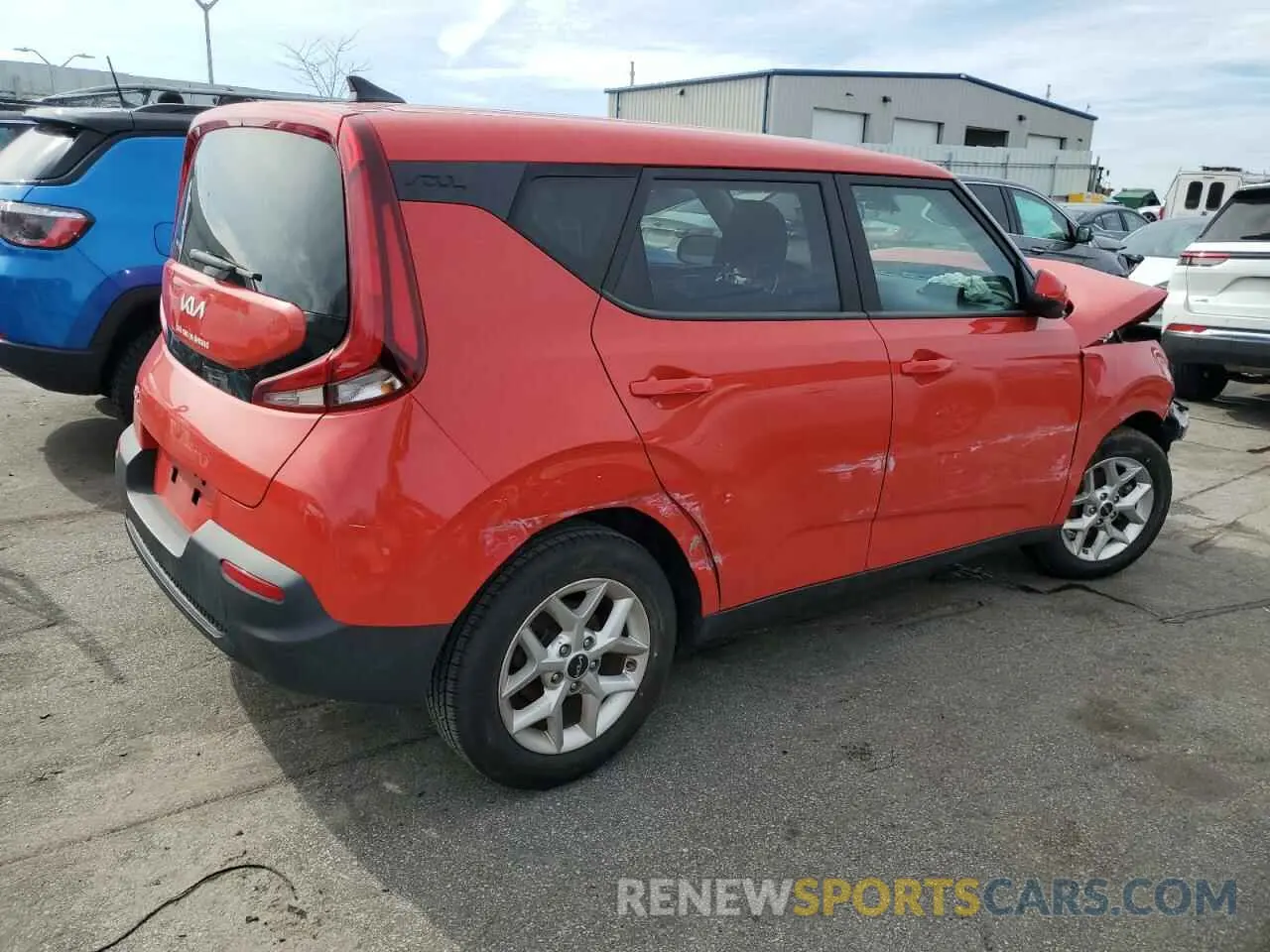 3 fotografías del automóvil dañado KNDJ23AU6N7183601 KIA SOUL 2022