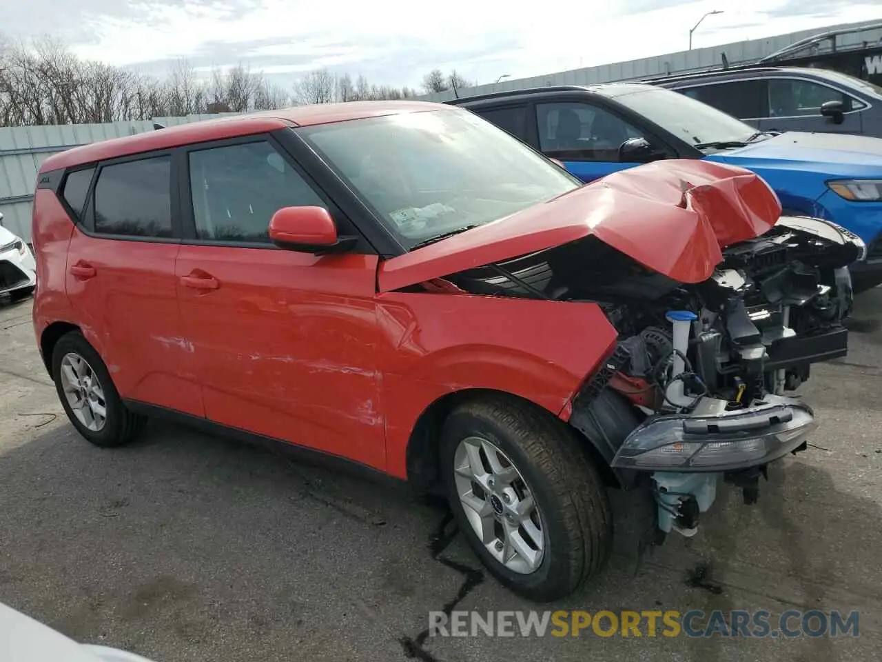 4 fotografías del automóvil dañado KNDJ23AU6N7183601 KIA SOUL 2022