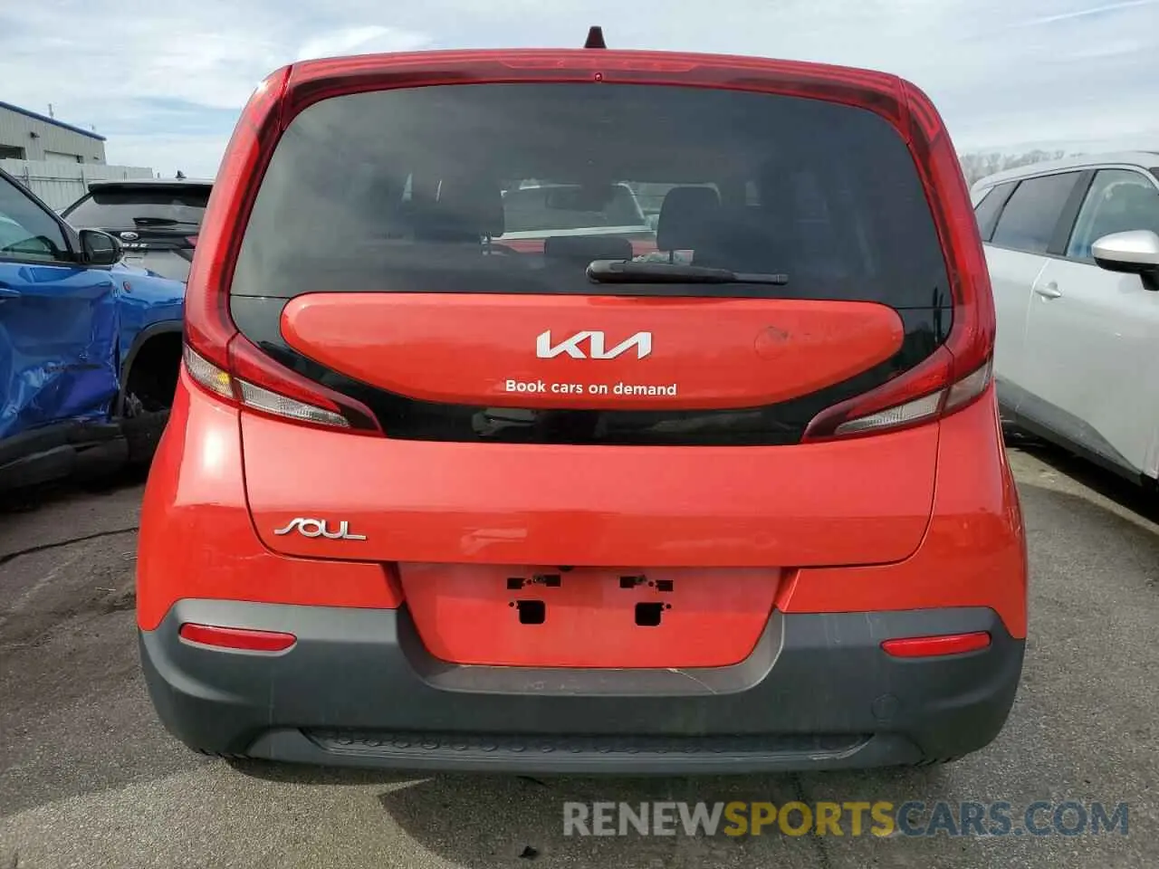 6 fotografías del automóvil dañado KNDJ23AU6N7183601 KIA SOUL 2022