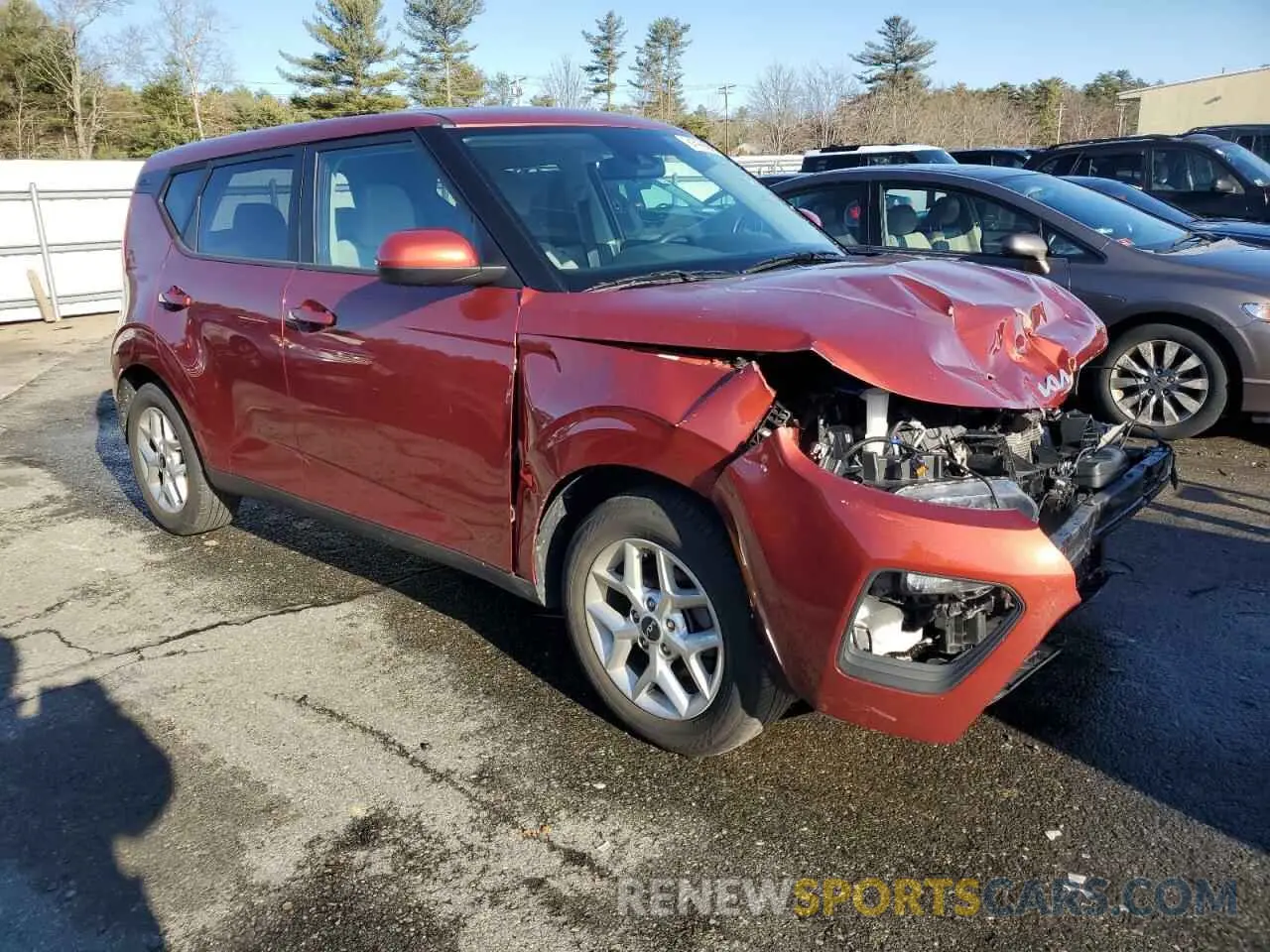 4 fotografías del automóvil dañado KNDJ23AU6N7819871 KIA SOUL 2022