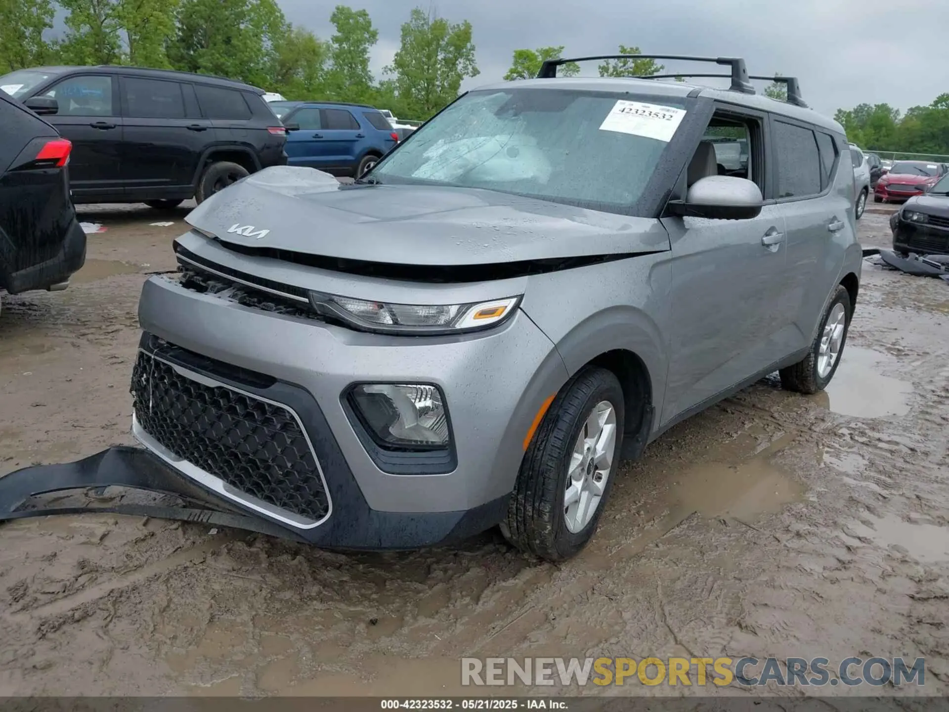 2 fotografías del automóvil dañado KNDJ23AU6N7828120 KIA SOUL 2022
