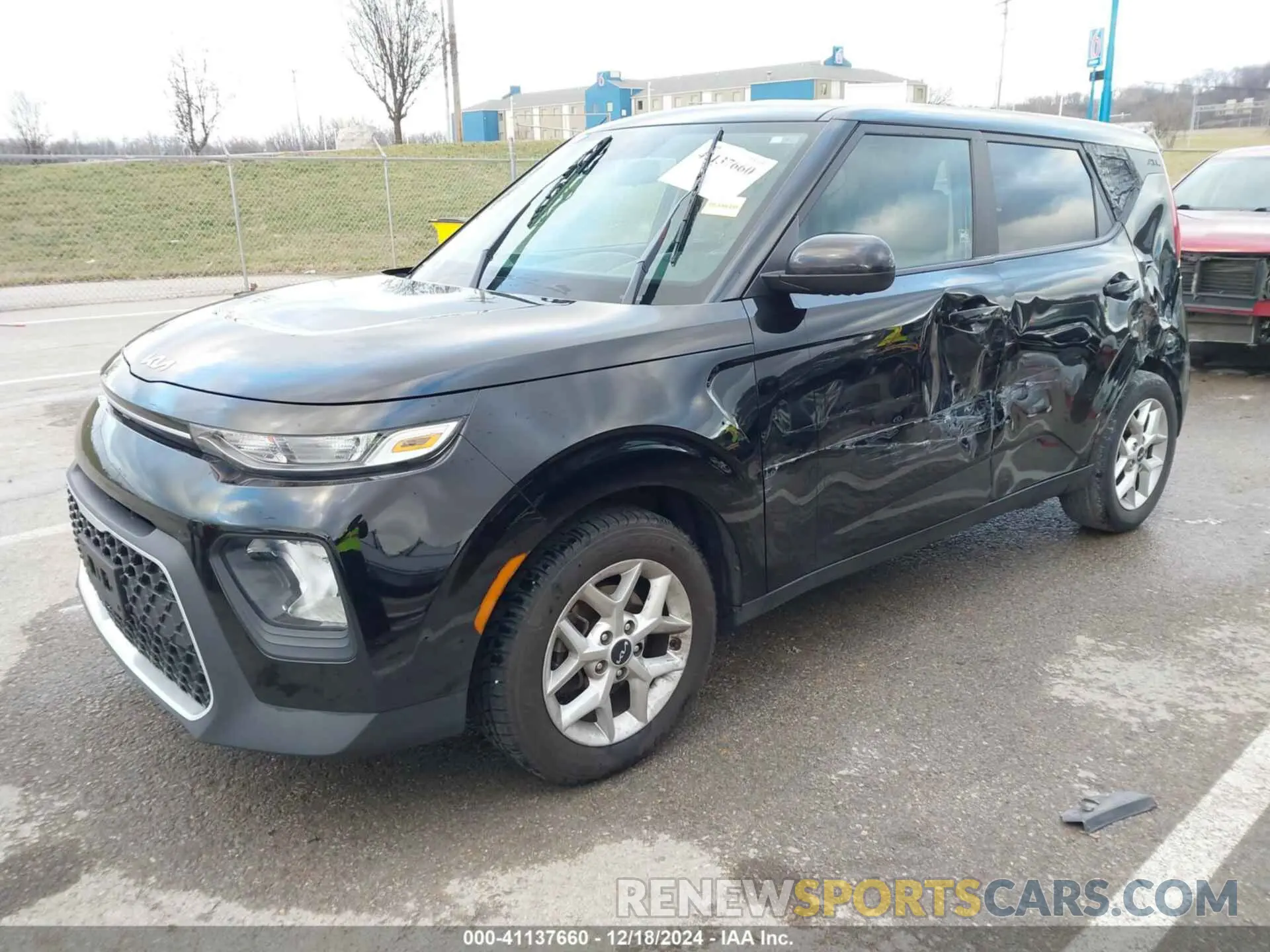 2 fotografías del automóvil dañado KNDJ23AU7N7163132 KIA SOUL 2022