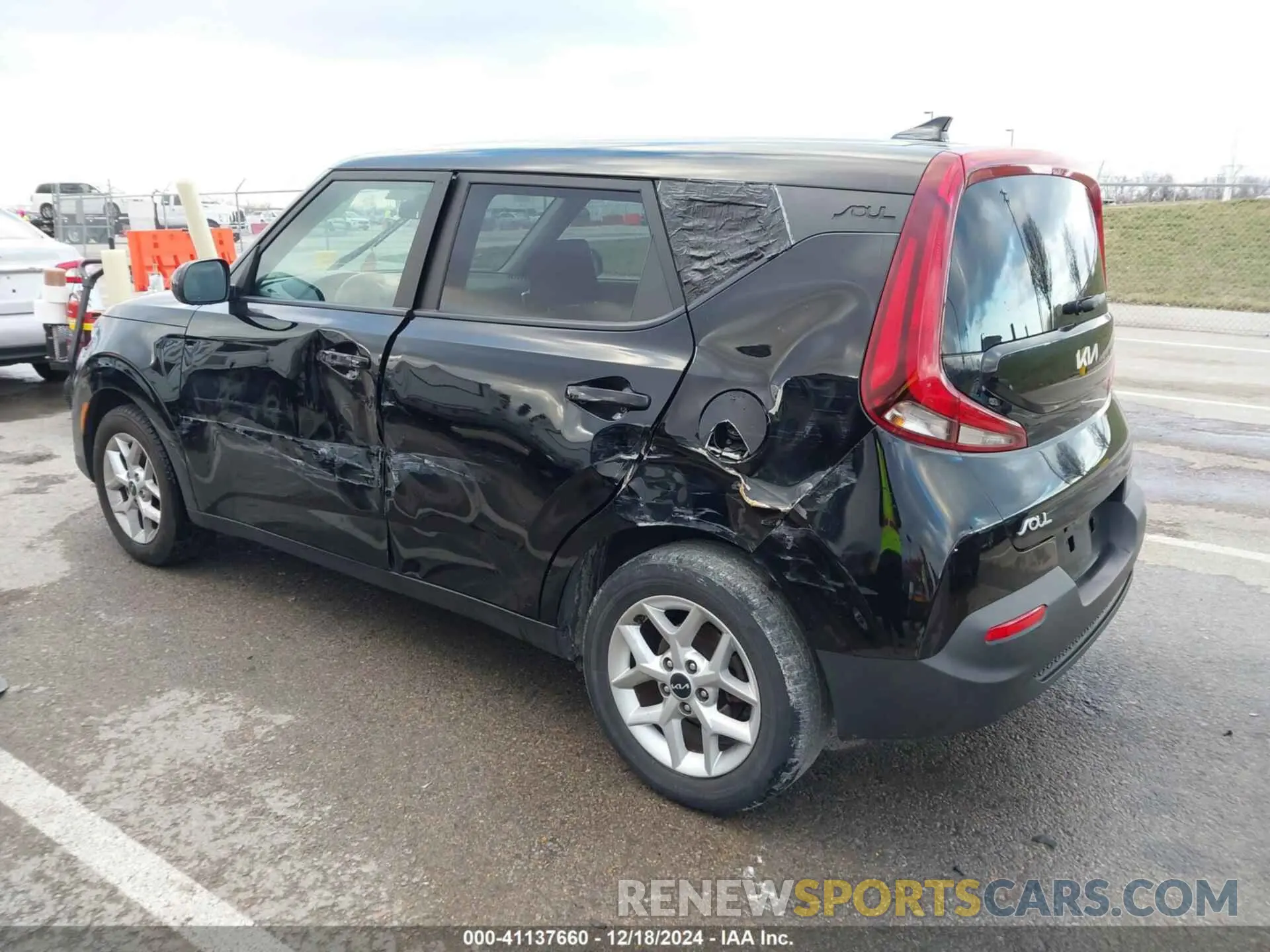 3 fotografías del automóvil dañado KNDJ23AU7N7163132 KIA SOUL 2022