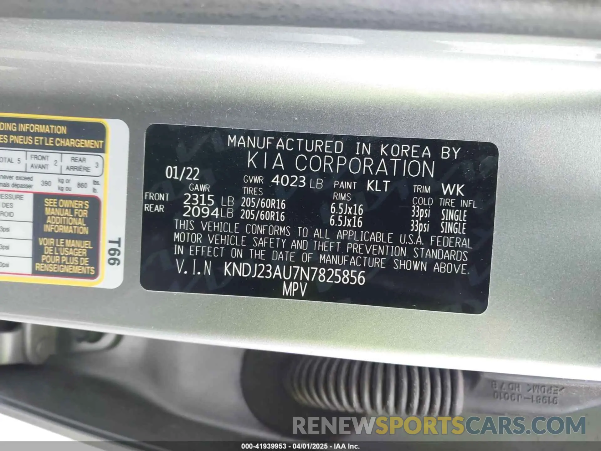 9 fotografías del automóvil dañado KNDJ23AU7N7825856 KIA SOUL 2022