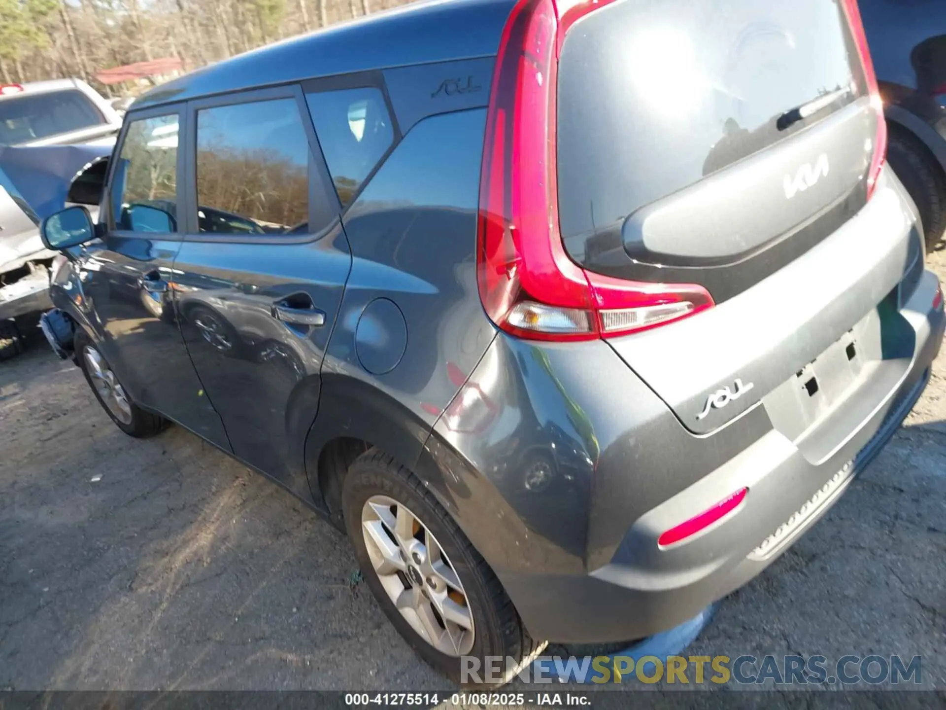 3 fotografías del automóvil dañado KNDJ23AU7N7828210 KIA SOUL 2022